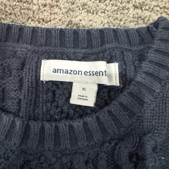 Amazon Essentials Men's Long-Sleeve Fisherman Cable Crewneck Sweater XL - Picture 3 of 5